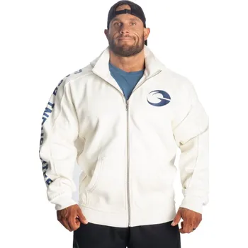 Pánská mikina Gasp PRO GASP HOOD OFF WHITE/ SKY BLUE – mikina s kapucí Gasp krémovo-modrá Velikost: L