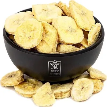 Sušené ovoce Bery Jones Banán plátky lyofilizovaný XXL 300 g