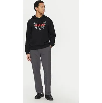 Pánské oblečení HUGO Mikina Dueleyo 50530580 Černá Regular Fit M