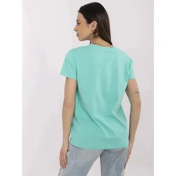 Dámské triko CLM TS tyrkysové, M