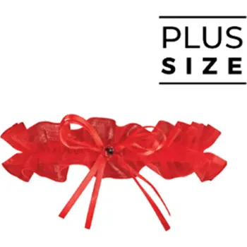 Podvazkový pás Julimex PW-98 Grenada Plus Size barva:červená uni