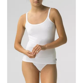 Dámské erotické prádlo Atlantic Dámské Tričko s Úzkými Ramínky a Výstřihem, černá M i384_25422359