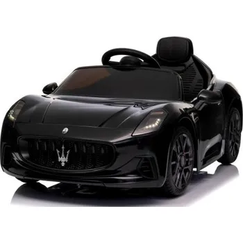 Dětské elektrovozidlo Maserati GranTurismo Černé Auto na akumulátor EVA Kůže dálkové ovládání Lithiová baterie