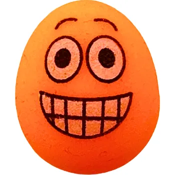 Hračka pro nejmenší Mini hopík vajíčko oranžový 2092-11