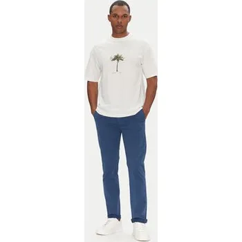 Pánské kalhoty BOSS Chino kalhoty 50510933 Modrá Slim Fit 33_34