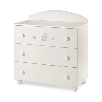 Komoda Italbaby dětská komoda Pop Star šedá Dekorace: Béžová