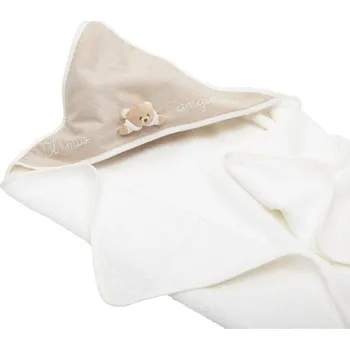 Nanán dětská froté osuška Tato 72x72cm hnědá