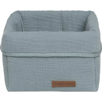 Úložný box Baby's only bavlněný odkládací košík Breeze tmavě zelený
