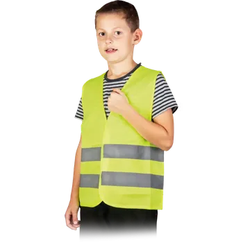 reflexní vesta Reis KOS-KIDS HI-VIS dětská výstražná vesta žlutá 120-160