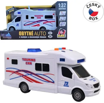 autíčko Auto karavan, se světlem a zvukem, setrvačník