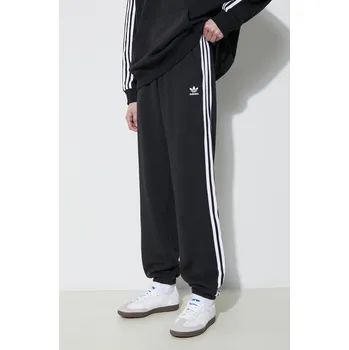 Bavlněné tepláky adidas Originals černá barva, s aplikací, IB7457, S, 99X