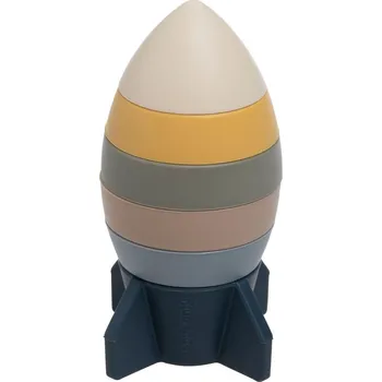 Hračka pro nejmenší Baby's only silikonová skládací raketa