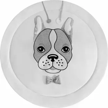 Hrací deka Caramella Pure Grey hrací deka s pejskem šedá