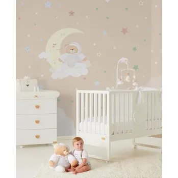 Tapeta Nanán tapeta Tato v oblacích béžová