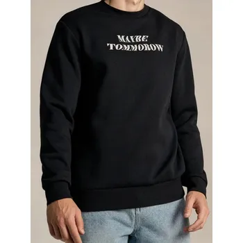 Pánská mikina Sinsay - Mikina s potiskem - černá - 5035O-99X - 5035O-99X-XS