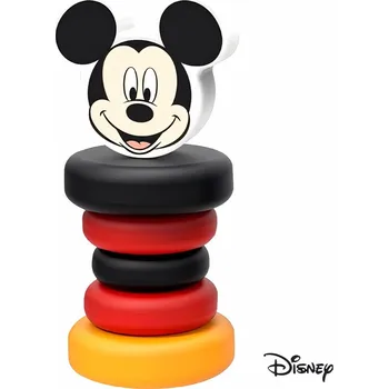 Dřevěná hračka Derrson Disney Dřevěné chrastítko Mickey Mouse