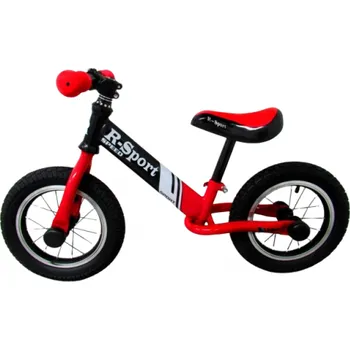 Dětské vozidlo Odrážedlo R8 ČERVENÉ Nafukovací kola, ložiskové řízení