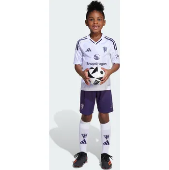 Fotbal ADIDAS Dětská venkovní souprava mini Manchester United 25/26 BÍLÁ