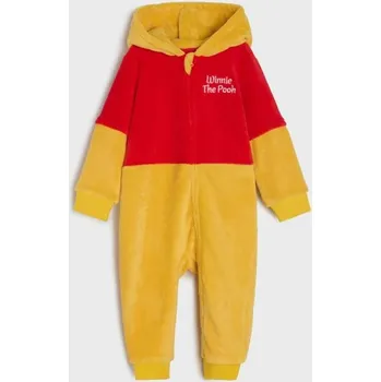 Kojenecké oblečení Sinsay - Overal s 3D aplikací Winnie the Pooh - žlutá - 447DG-11X - 447DG-11X-80