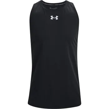 Pánské tílko Under Armour Baseline Tank Top Mens Black/ModGray L