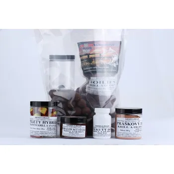 Boilies VÍKENDOVÁ SADA ZIP Sáček - Krill a oliheň 24 mm