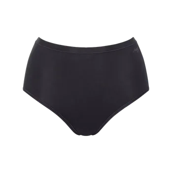 Kalhotky Dámské kalhotky GO Daily Cotton Highwaist - BLACK - černá 0004 - SLOGGI BLACK L