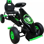MOTOKÁRA G8 ZELENÁ, dětská motokára, nafukovací kola