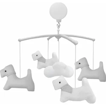 Kolotoč nad postýlku Caramella Pure Grey hrací kolotoč nad postýlku šedý