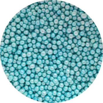4Cake Česká republika Cukrovo-rýžové perly modré perleťové 5 mm (60 g) ▹