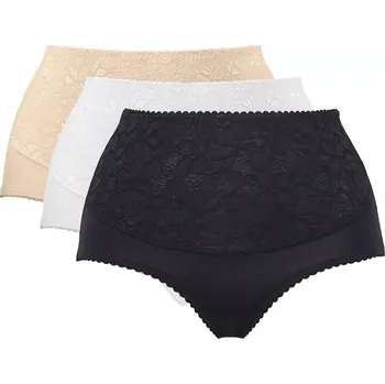 Dámské spodní prádlo Mitex Ala 3-pack barva: černá/bílá/béžová XL