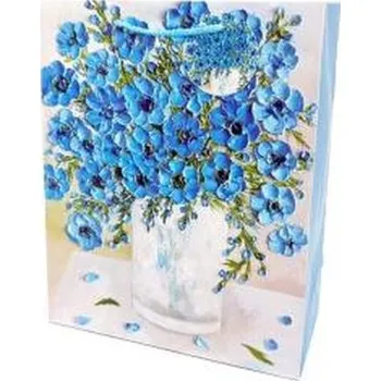 Set školních potřeb Torebka ozdobna matowa 26x32x12cm Kwiaty (pl, 2000, Fresh)