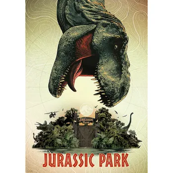 Puzzle TREFL Puzzle Premium Plus Jurassic Park: Filmový plakát 1000 dílků