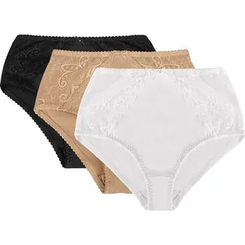 Kalhotky Mitex Aga 3-pack barva: bílá/béžová/černá M