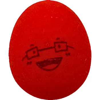 Hračka pro nejmenší Mini hopík vajíčko červený 2092-11