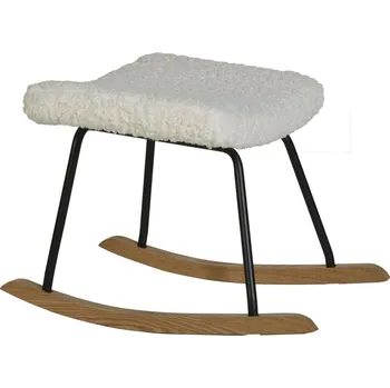 Taburet Houpací podnožka Quax De Luxe Teddy (Taburet) - White