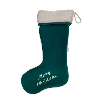 Vánoční ozdoba Caramella Vánoční ponožka zelená