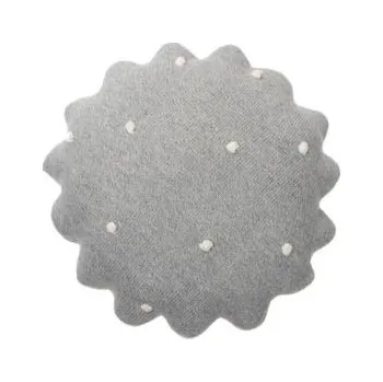 Polštář Lorena Canals Round Biscuit dekorační polštář šedý