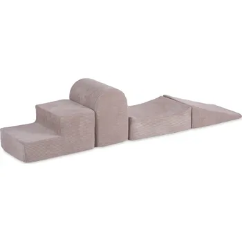 Dětské hřiště Dětské pěnové hřiště manšestrové 4 prvkové béžové