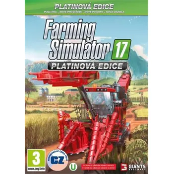 DVD film Farming simulator 17 Platinová edice Simulátor - Herní svět