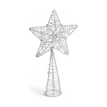 Karnevalový kostým Szpic choinkowy gwiazda metalowa srebrna