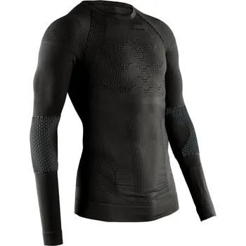 Pánské tričko triko dlouhý rukáv pánské X-BIONIC X-BIONIC® X-PLORER ENERGIZER 4.0 SHIRT LG SL Black/Antracite - XXL