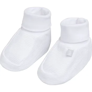 Capáčky Baby's only Bio bavlněné capáčky Pure bílé Velikost: 3 - 6 měsíců