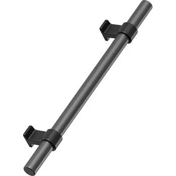 Nábytkové kování Nábytková úchytka Bond LA 160 mm, šířka 250 mm, hliník/ZN, gun-metal/černá matná
