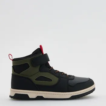 Chlapecká mikina Reserved - Boty na suchý zip - zelená - 754FS-87X - 754FS-87X-40