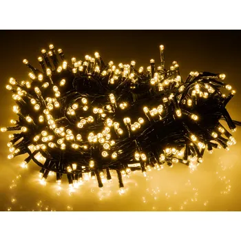 Vánoční dekorace Světelný řetěz 500 LED, 25+3m, teplé světlo, 8 funkcí