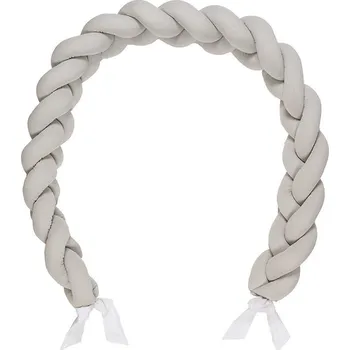 Nanán pletenec do postýlky šedý