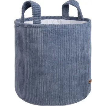úložný prostor na hračky Baby's only odkládací koš na hračky Sense vintage modrý Rozměr: průměr 38