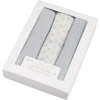 látková plena Nanán mušelínové pleny 80x80 modré