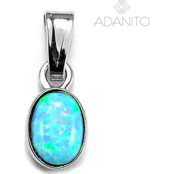 Přívěsek Zlatý opálový přívěsek z bílého zlata