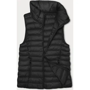 Dámská vesta Dámská černá prošívaná vesta se stojáčkem J.STYLE, odstíny černé XL (42) i392_24858-53